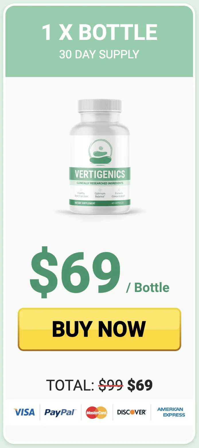 Vertigenics order one bottle